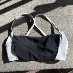 BuffBunny Black and White Sports Bra